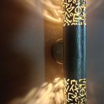 "Wall-mounted copper lamp for indoor and outdoor decoration"