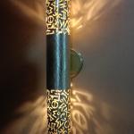 "Wall-mounted copper lamp for indoor and outdoor decoration"