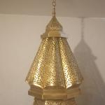 A pure brass chandelier for indoor and outdoor decoration.