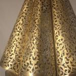 A pure brass chandelier for indoor and outdoor decoration.