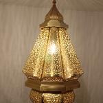 A pure brass chandelier for indoor and outdoor decoration.