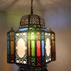 Bronze copper lantern