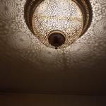 Copper ceiling lamp