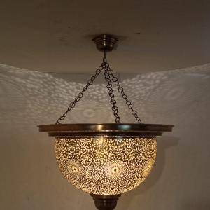 Brass decorated trey