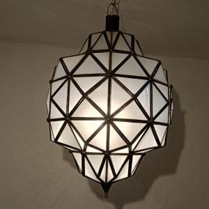 roof copper lamp with white glass