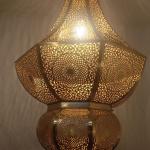 traditional copper moroccan roof lamp