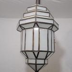 traditional black metal moroccan roof lamp