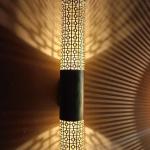 traditional copper wall moroccan lamp