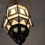 traditional black metal roof lamp