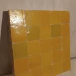 yellow moroccan zallije in square meters "m2"