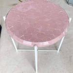 traditional moroccan zellige rose table